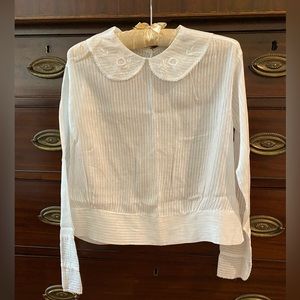 Antique White Edwardian/Victorian Blouse